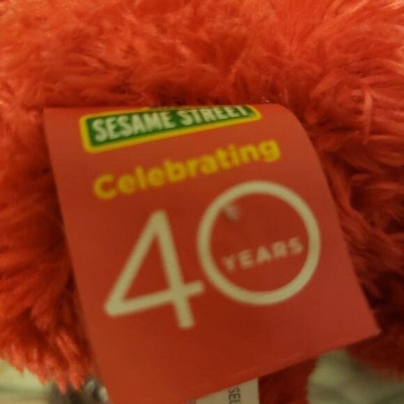 Sesame Street 40th Anniversary Elmo Plush Toy about 10" toddler soft plushy - Picture 3 of 4